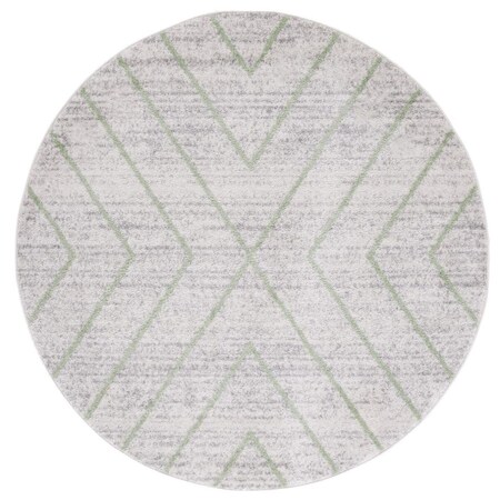 Safavieh 6 x 6 ft. Adirondack 251Y Power Loomed Round Area Rug; Grey & Green ADR251Y-6R